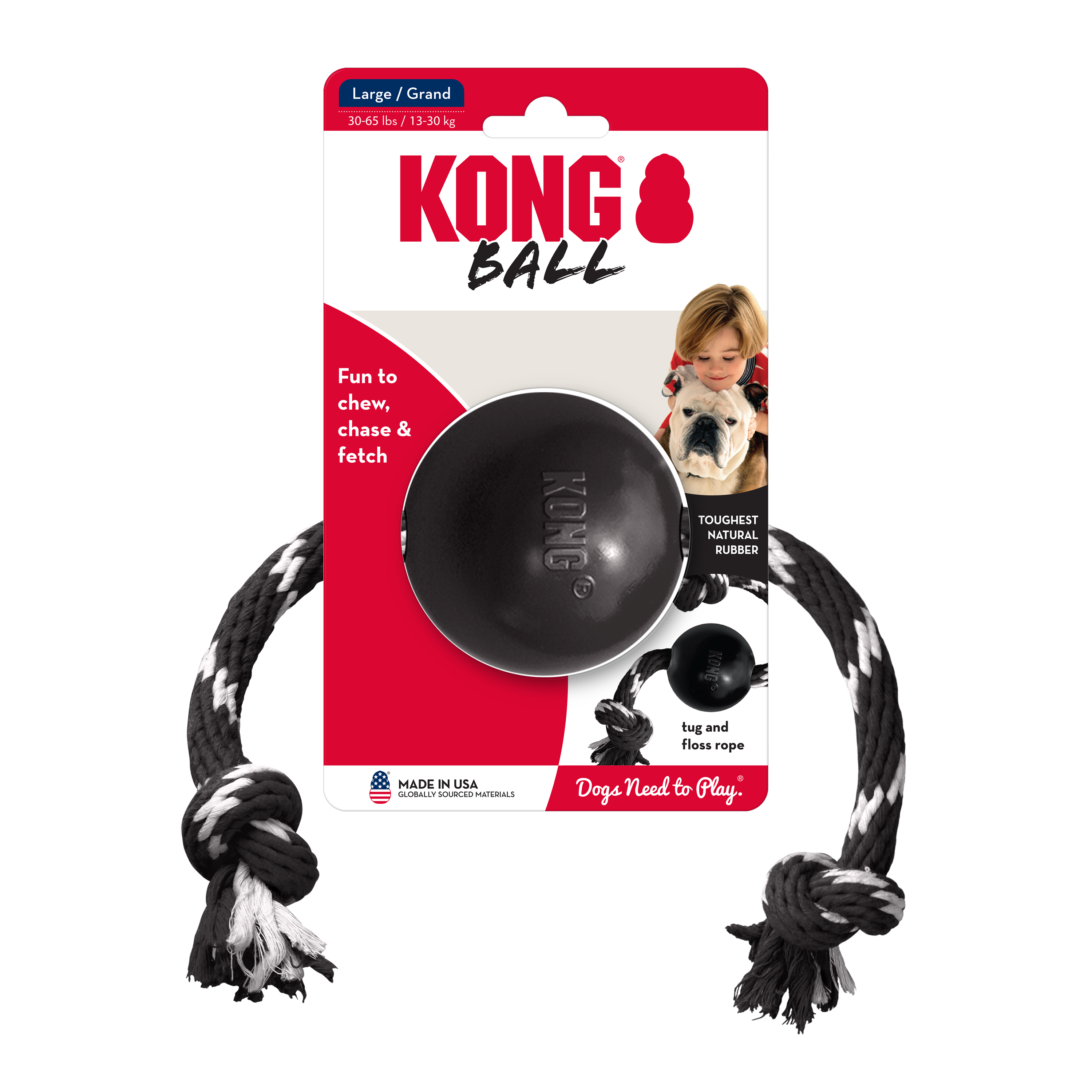 Kong Extreme Bola com Corda