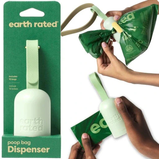 Earth Rated Dispenser with 15 Unscented Bags
