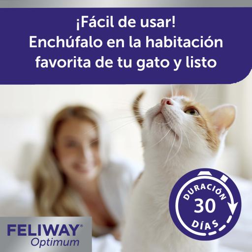Feliway Optimum Difusor + Recarga	 | 48 ml