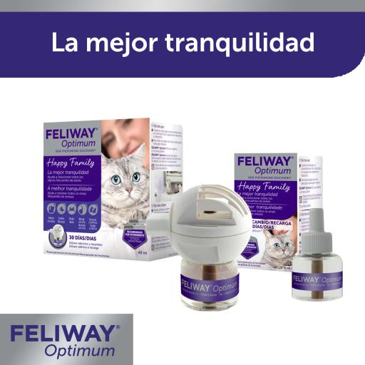 Feliway Optimum Difusor + Recarga	 | 48 ml