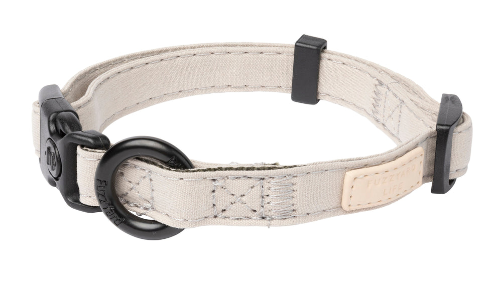 FuzzYard LIFE Cotton Collar - Sandstone S