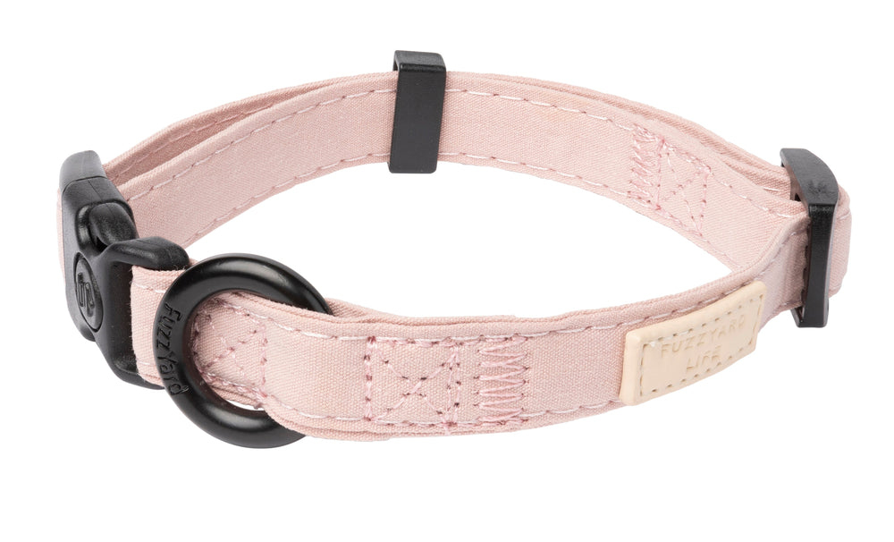 FuzzYard LIFE Cotton Collar - Soft Blush S