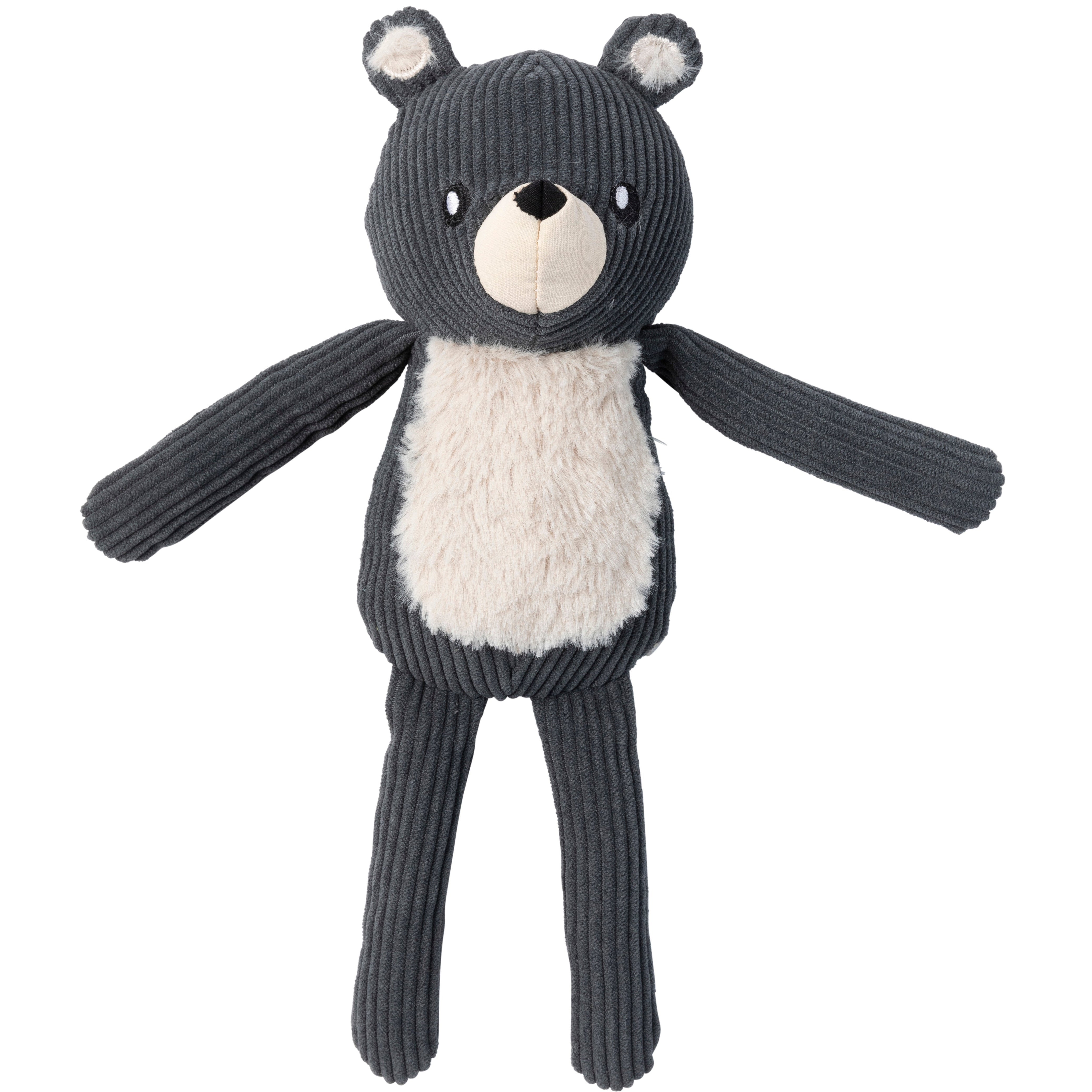 FuzzYard LIFE Corduroy Toy - Slate Grey Bear