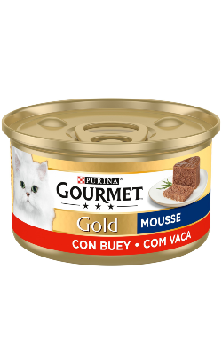 Gourmet Gold Mousse de Carne de Vaca | Wet (Lata) | 24 x 85 g
