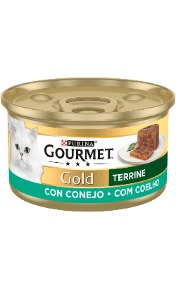 Gourmet Gold Terrine de Coelho | Wet (Lata) | 24 x 85 g