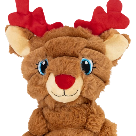 KONG Holiday Shakers Crumples Reindeer XL – Brinquedo de Natal para Cão