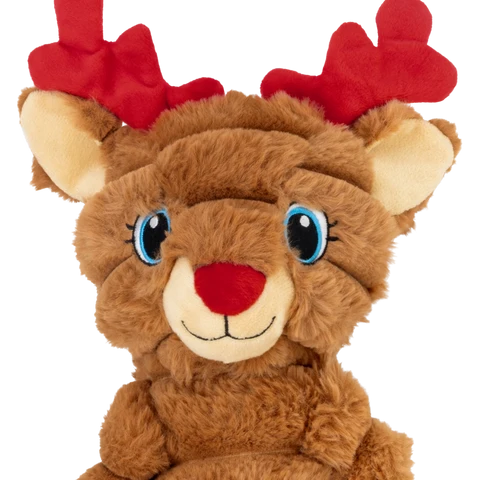KONG Holiday Shakers Crumples Reindeer XL – Brinquedo de Natal para Cão