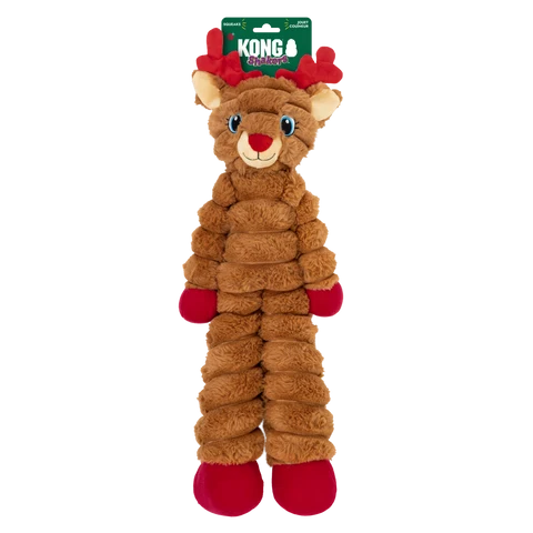 KONG Holiday Shakers Crumples Reindeer XL – Brinquedo de Natal para Cão