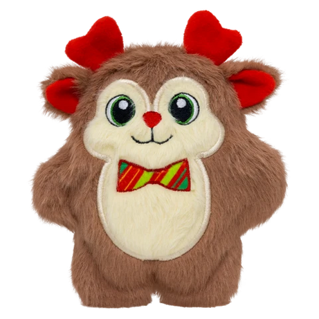 KONG Holiday Snuzzles Bow Tie Reindeer – Brinquedo de Natal para Cão