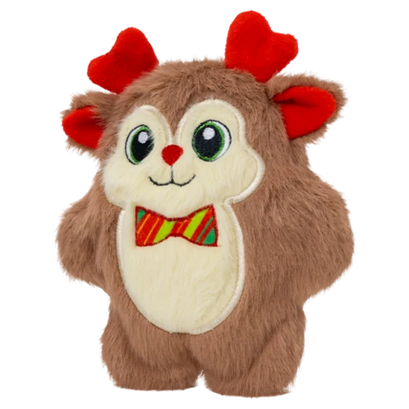 KONG Holiday Snuzzles Bow Tie Reindeer – Brinquedo de Natal para Cão