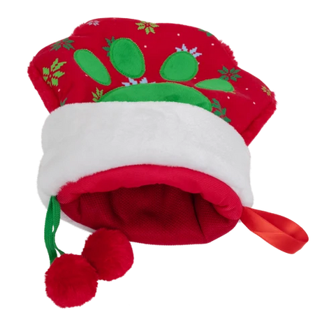 KONG Holiday Stocking Paw L – Meia de Natal para Animais de Estimação