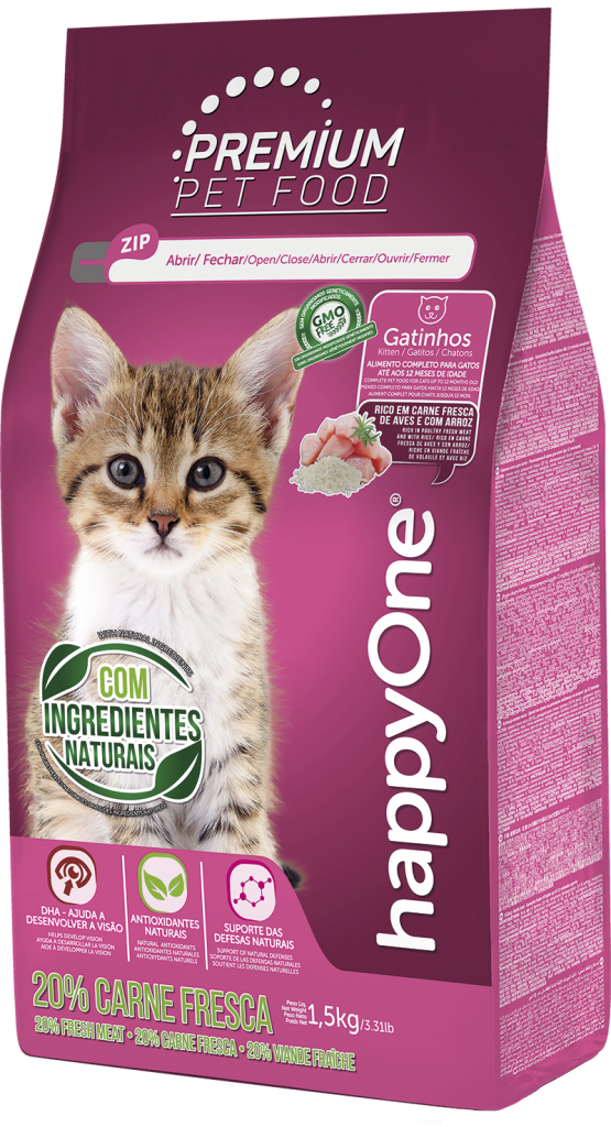happyOne Premium Gatinho Carne Fresca