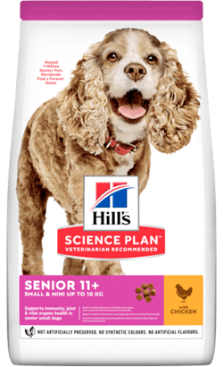 Hills Science Plan Dog Small & Mini Senior 11+ with Chicken | 1,5 kg