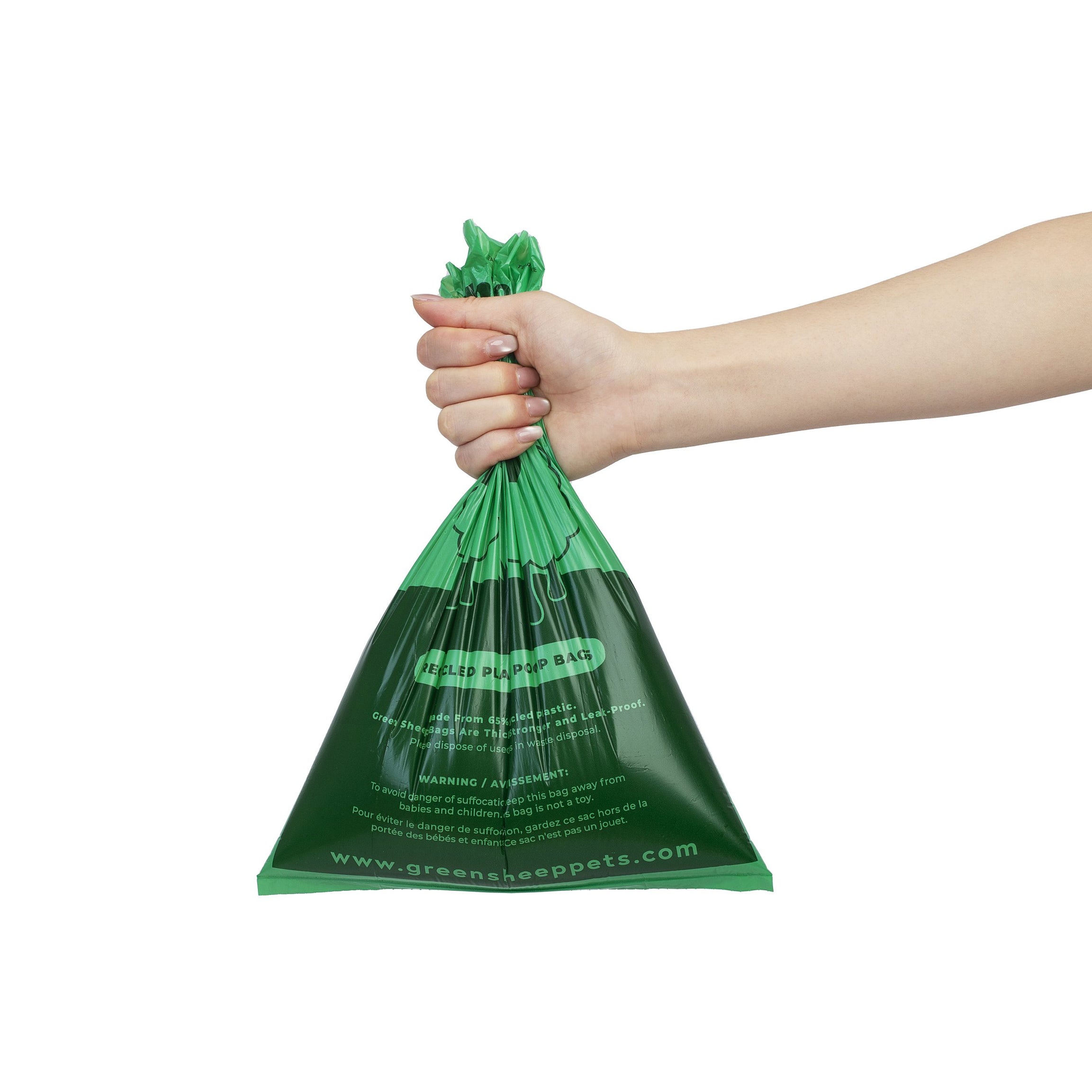 Green Sheep - Sacos para Dejetos Perfumados a Morango – 60 unidades