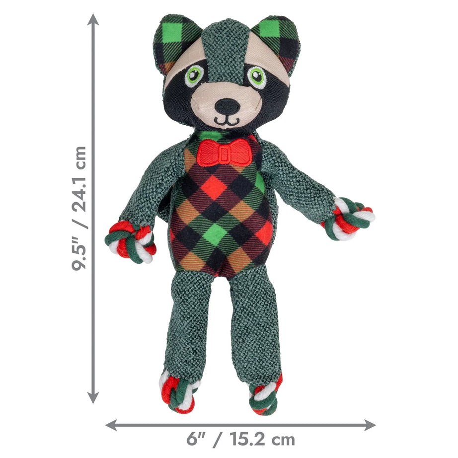 KONG Holiday Floppy Knots Dapper – Brinquedo para Cão, S/M