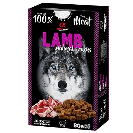 Alpha Spirit Natural Snack - Lamb 80g