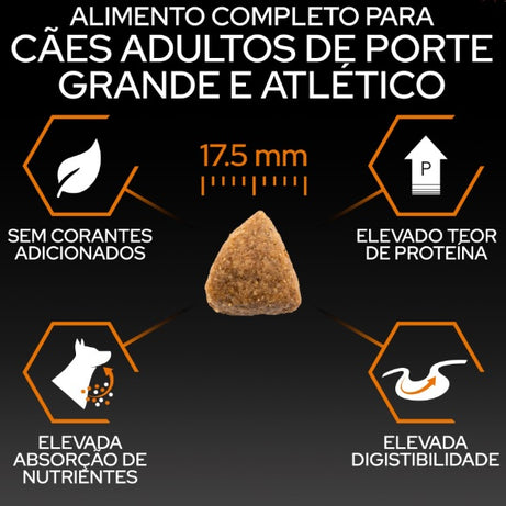 Pro Plan Dog OptiBalance Large Athletic Adult Chicken | 14 Kg - Ração seca para cão adulto de porte grande e atlético - Frango