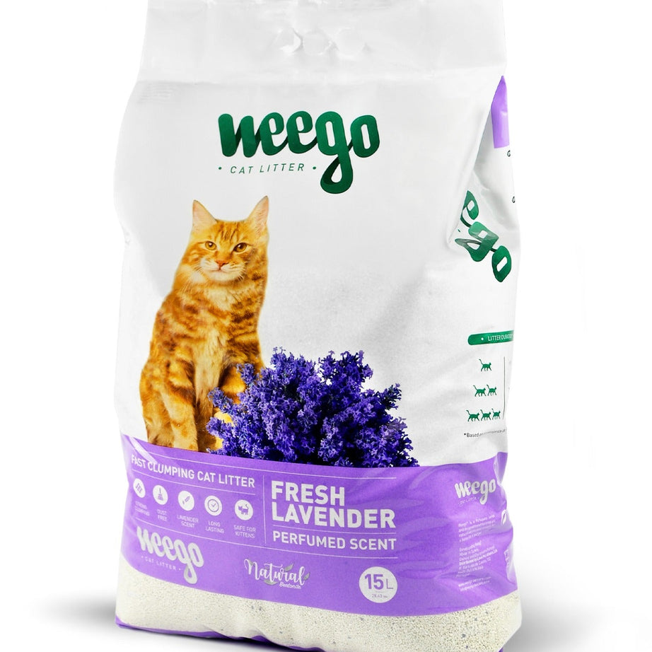 Clumping cat litter | Weego™ Fresh Lavender