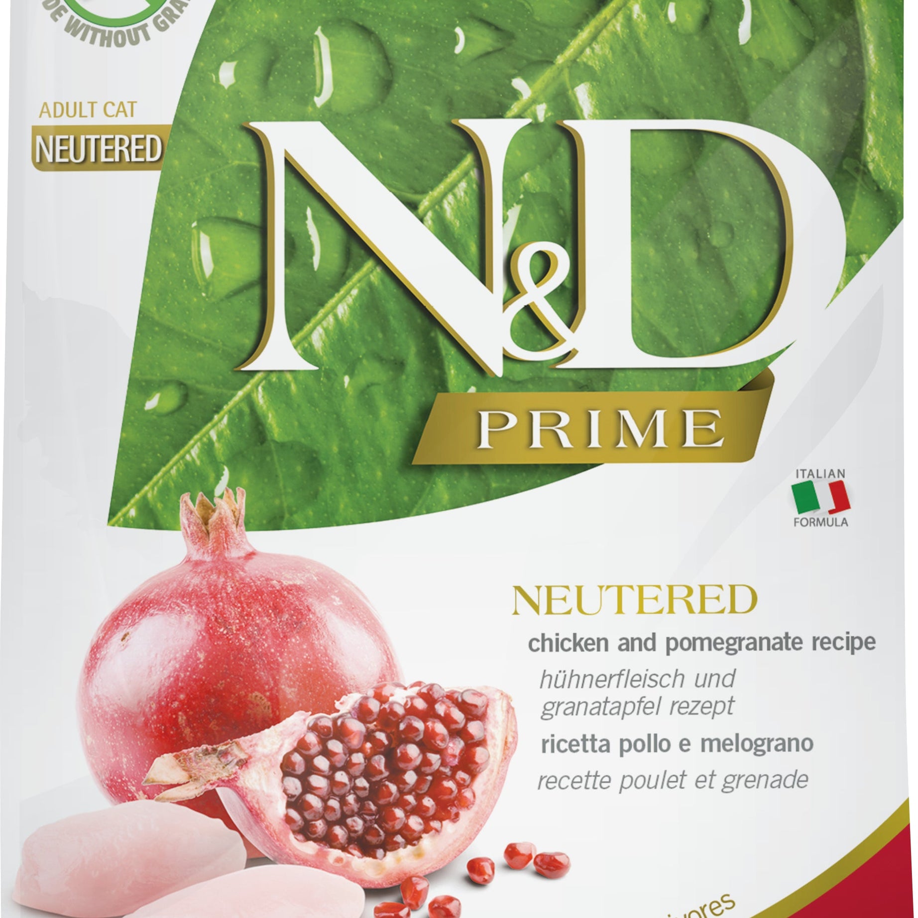 N&D Prime Adult Cat Neutered Chicken&Pomegranate - DOGGIE STORE