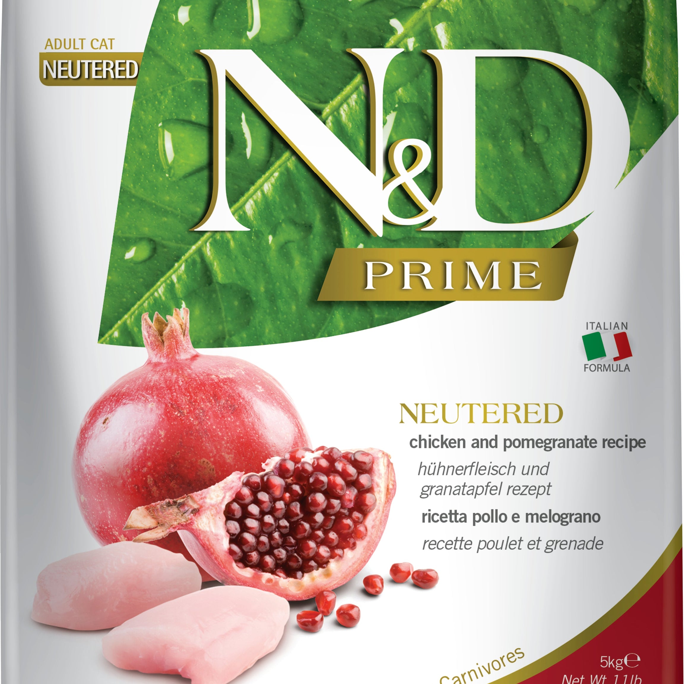 N&D Prime Adult Cat Neutered Chicken&Pomegranate - DOGGIE STORE