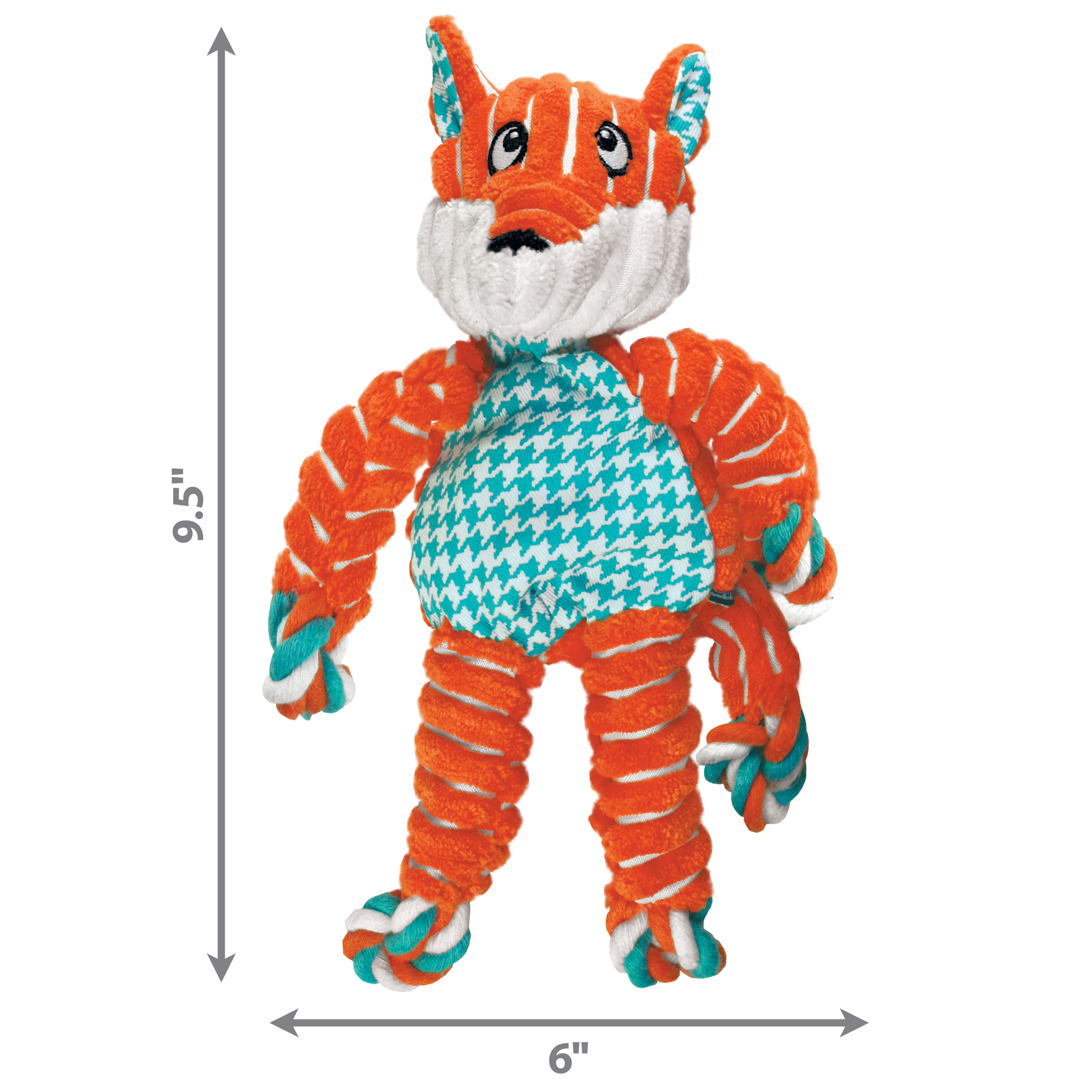 KONG Floppy Knots Fox – Dog Toy
