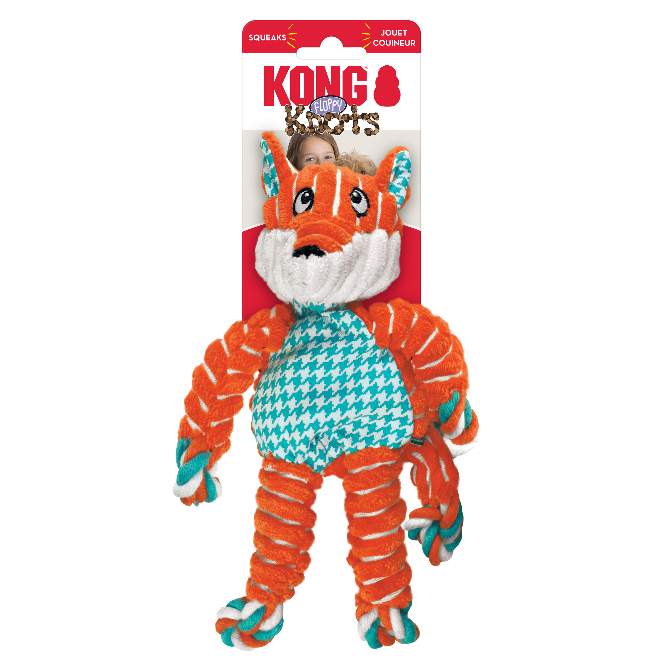 KONG Floppy Knots Fox – Dog Toy