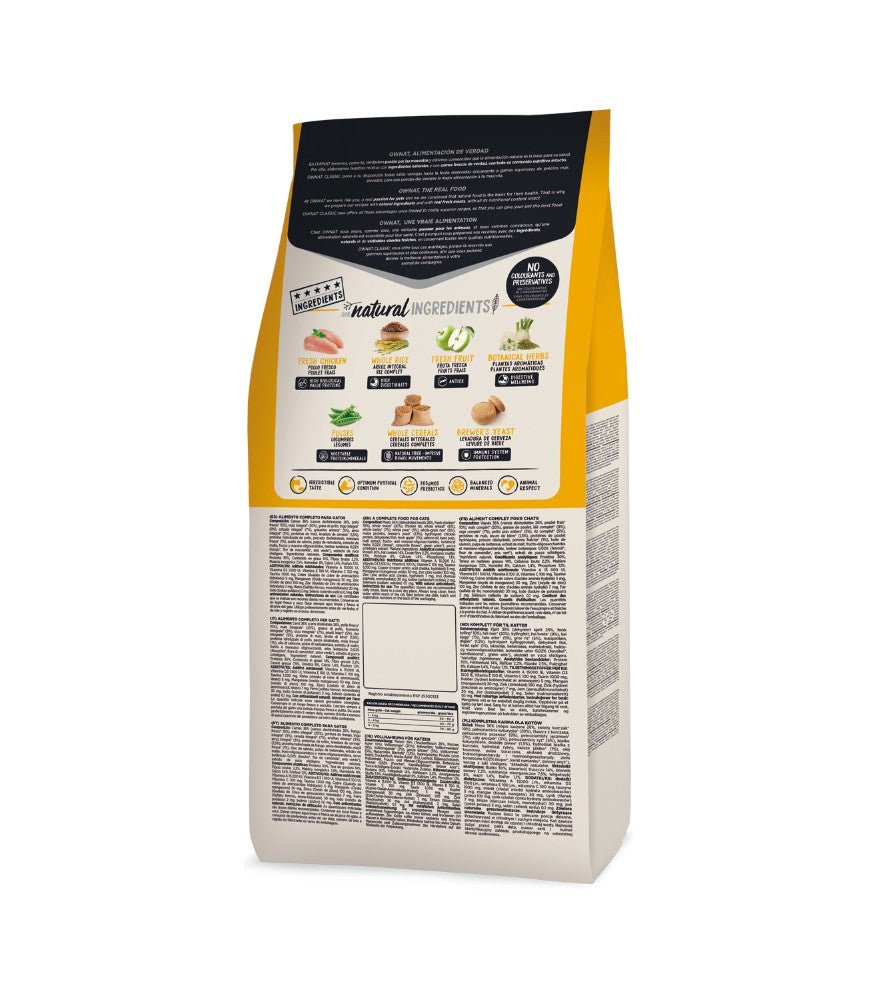 Ownat Classic Daily Care - Dry food for adult cats - Chicken