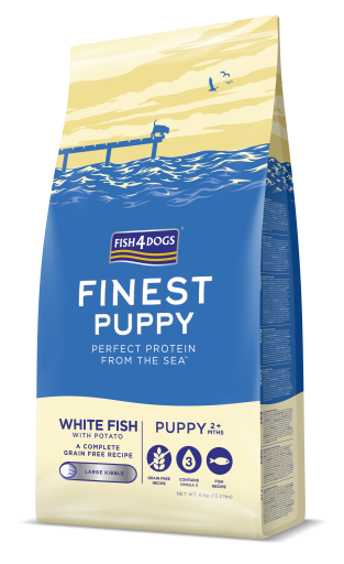 Fish4dogs Ração Seca Cachorro Peixe Branco & Batata