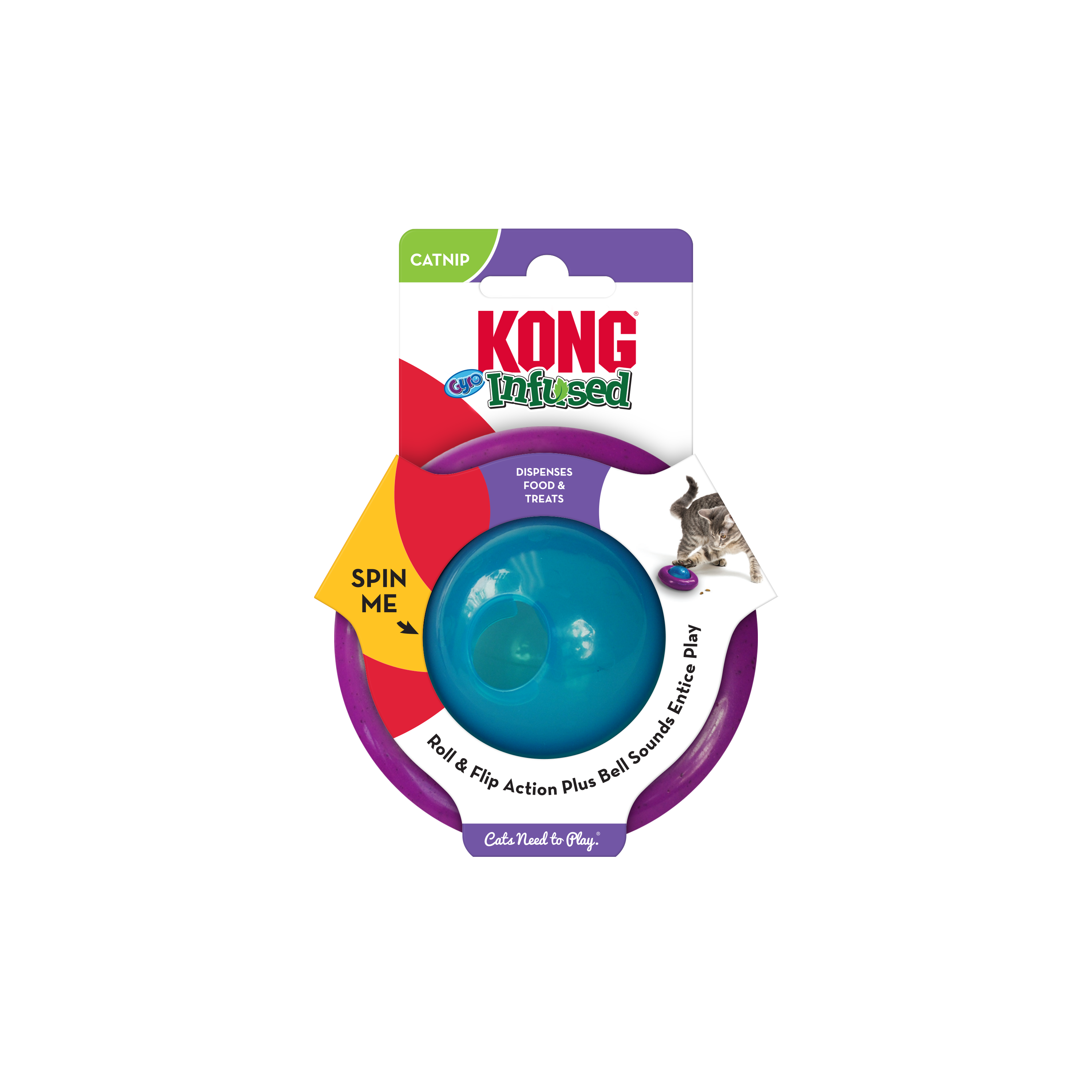 KONG INFUSED CAT GYROSCOPE
