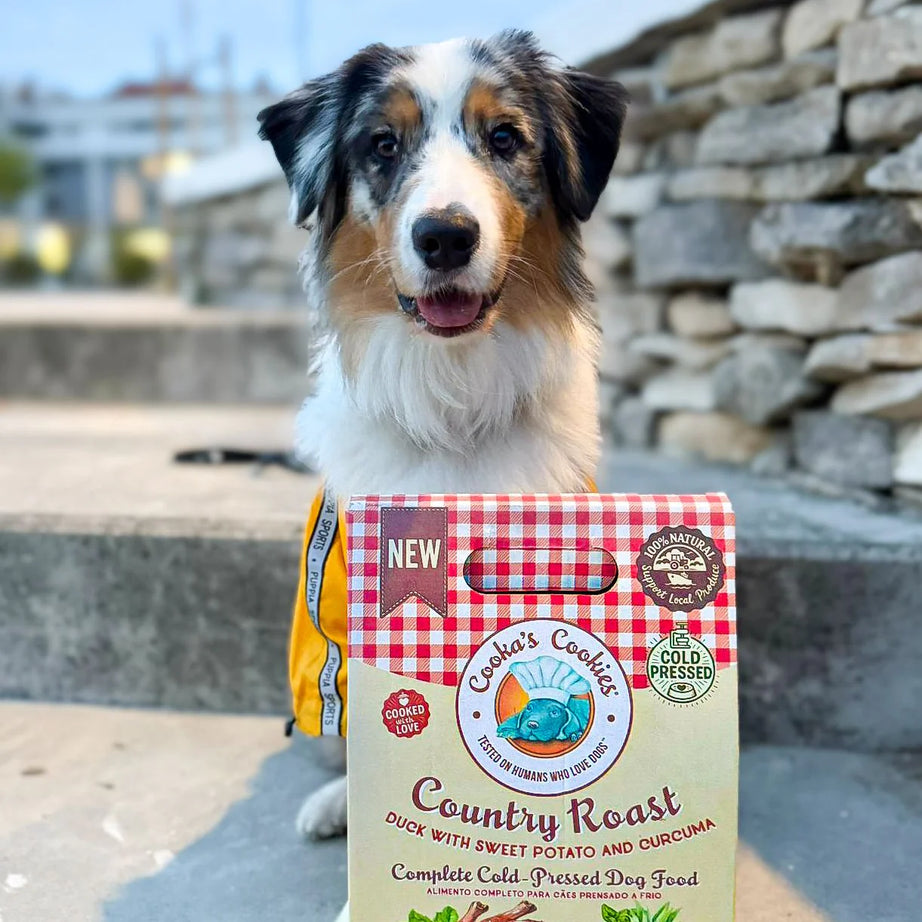 Cold-Pressed Country Roast, Ração seca para cães -  Pato com Batata Doce e Cúrcuma