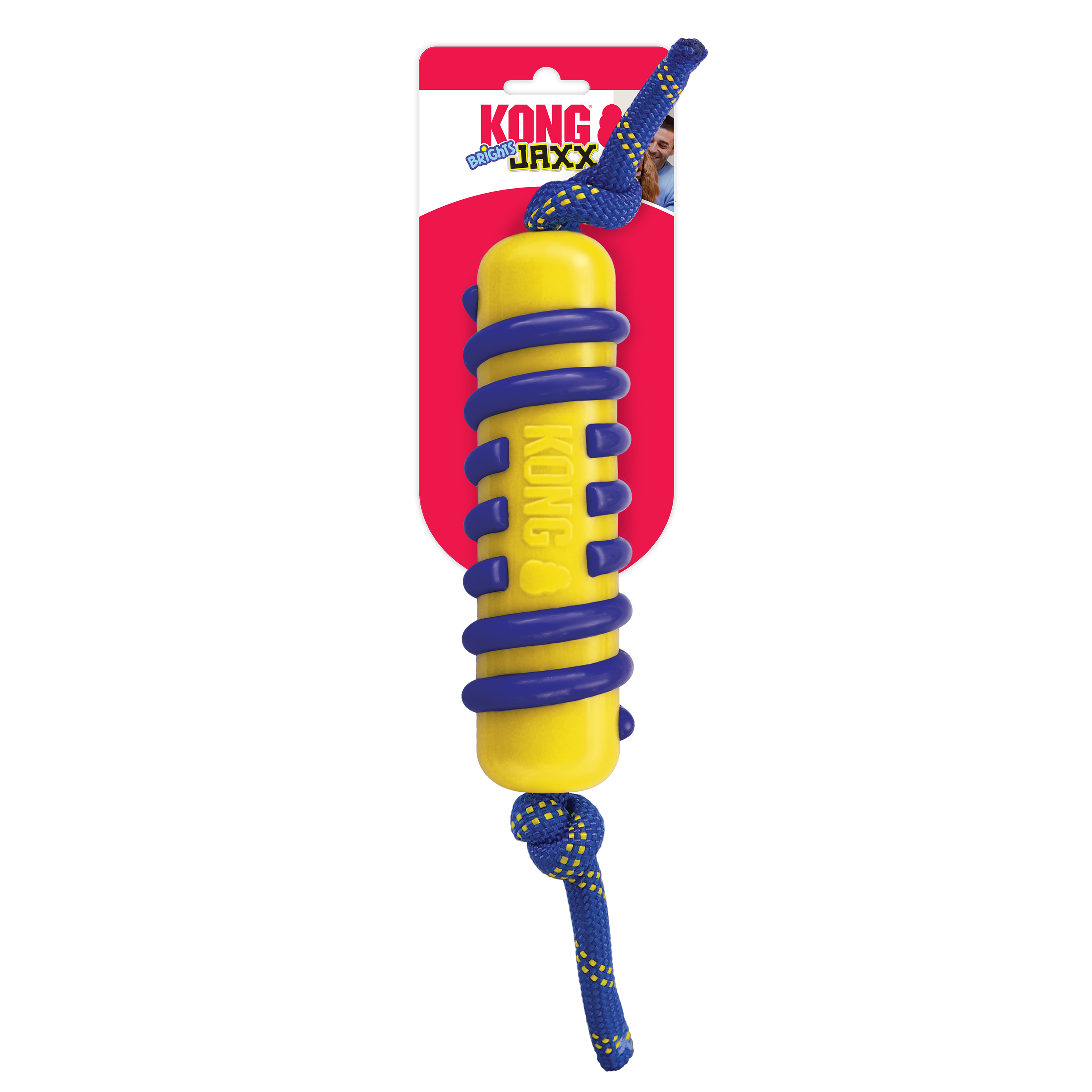 Kong Jaxx Brights Stick with Rope