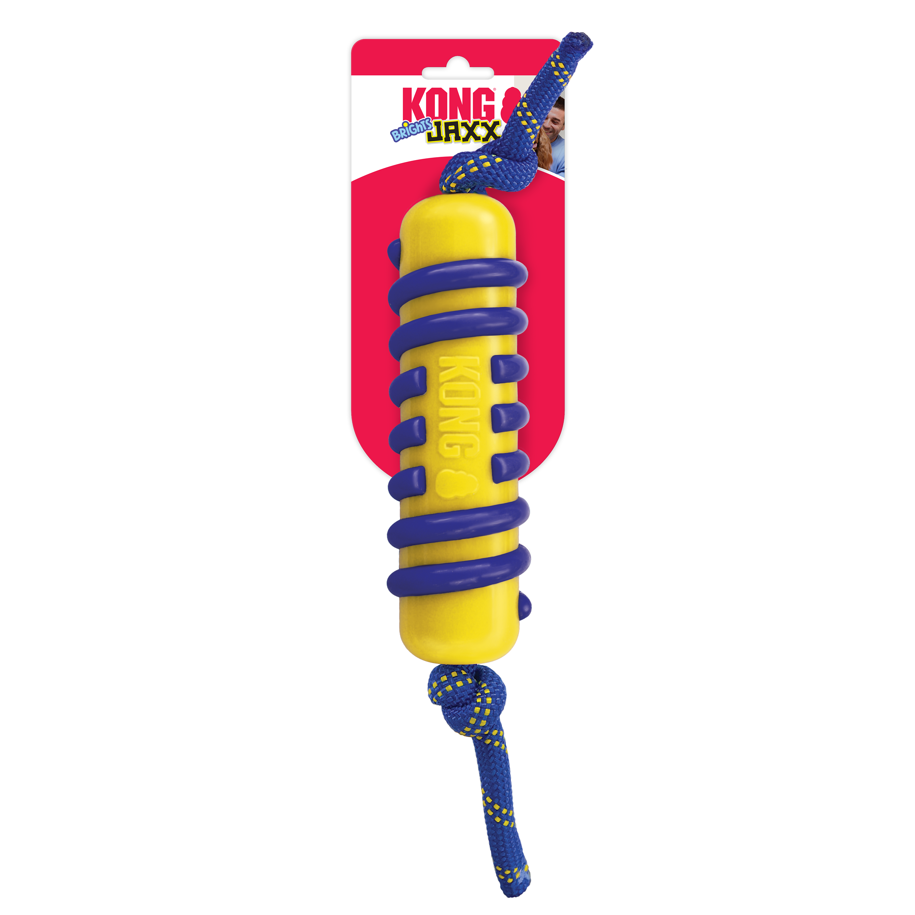 Kong Jaxx Brights Stick with Rope