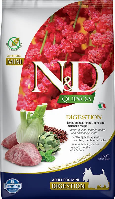 Farmina N&D Quinoa Digestion Lamb Adult All Breeds Dog