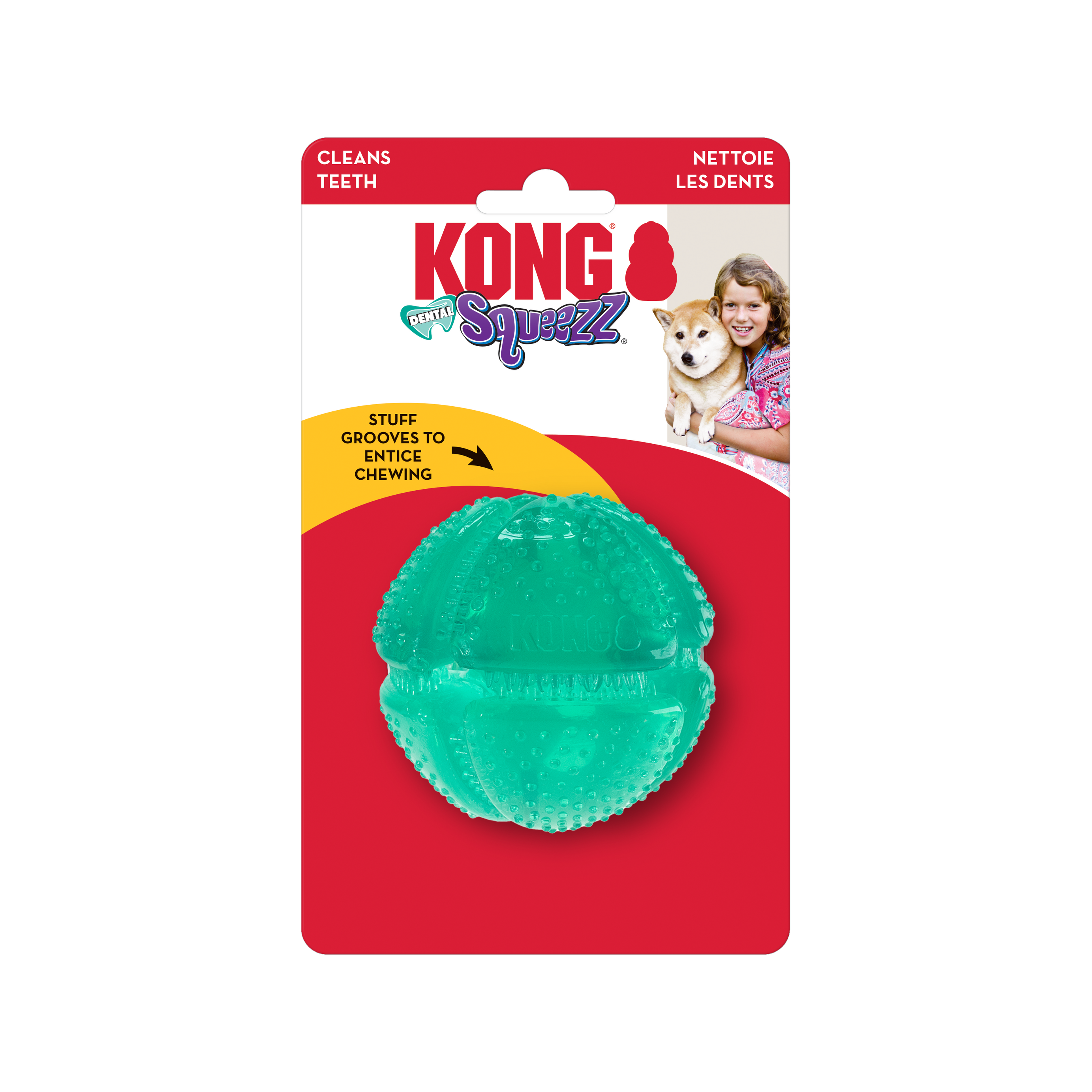 Kong Dog Squeezz Dental Ball