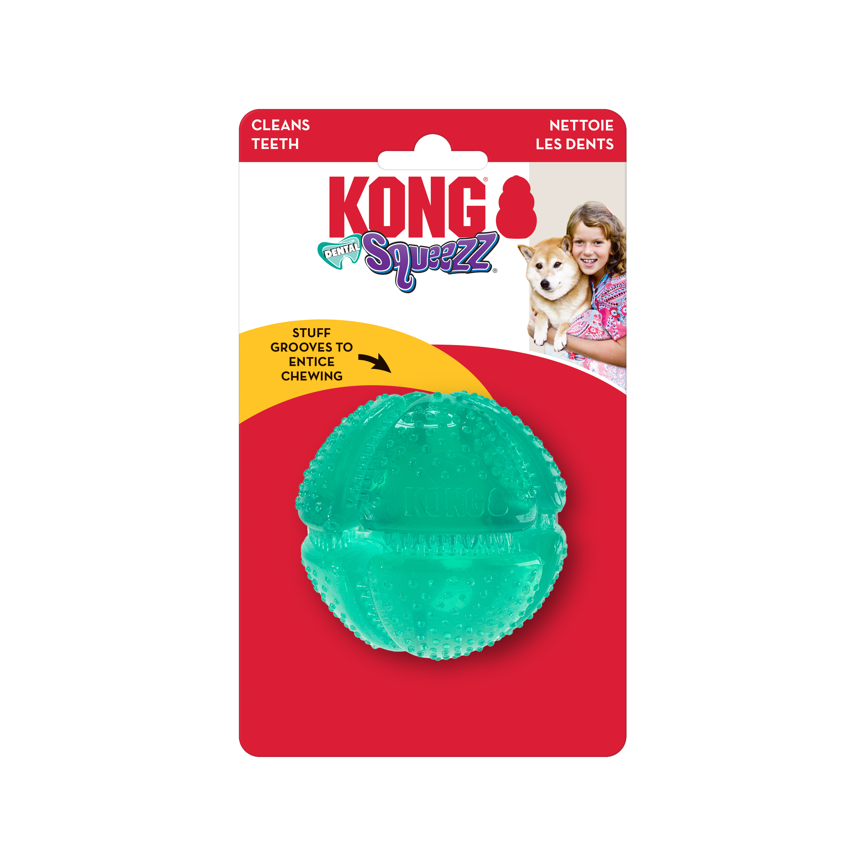 Kong Dog Squeezz Dental Ball