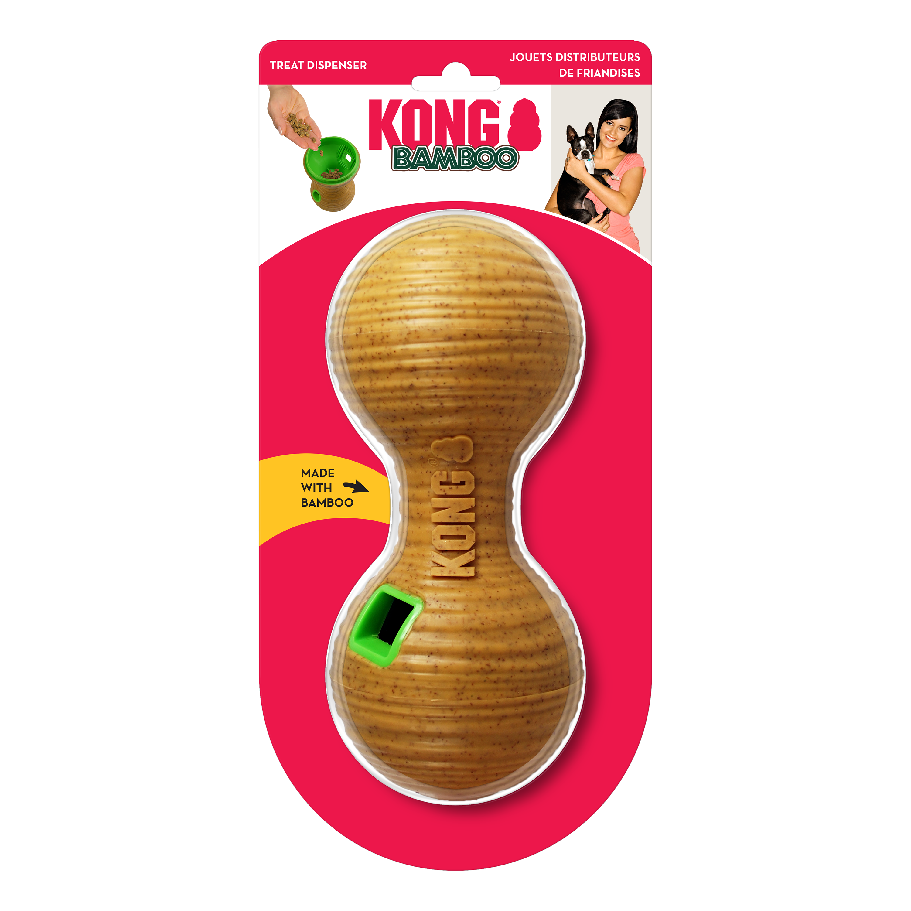 Kong Haltere Alimentador de Bambu