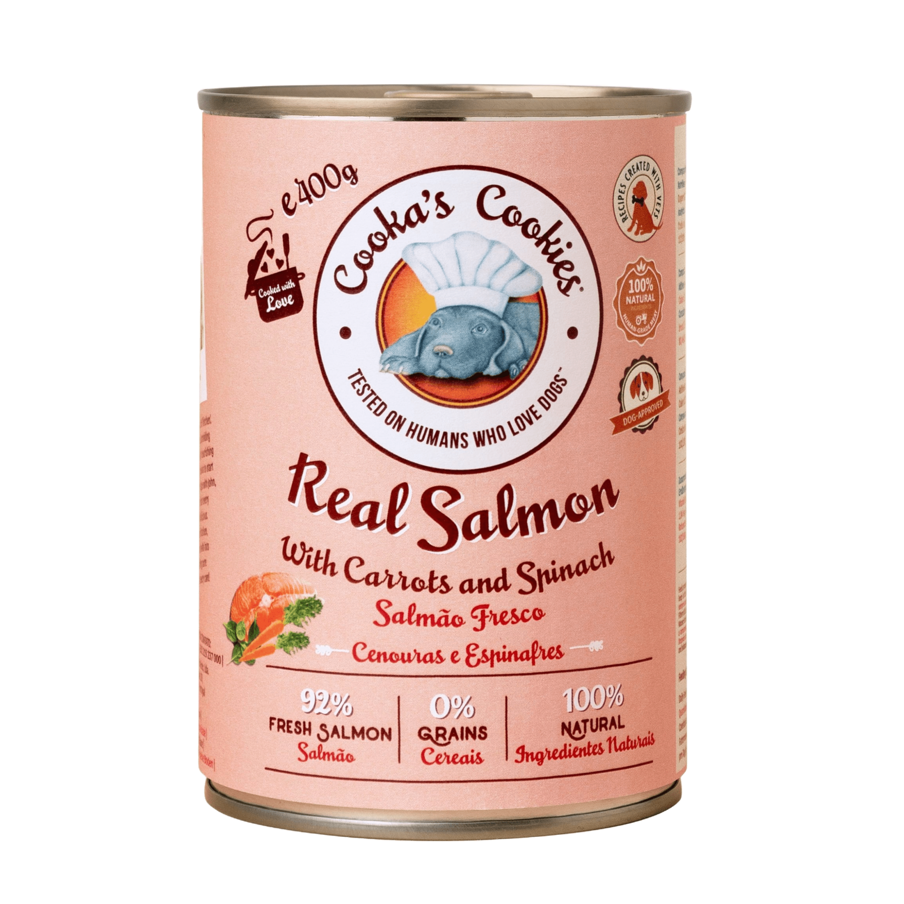 Real Salmon, Carrots & Spinach