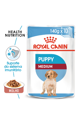 Royal Canin Dog Medium Puppy | Wet (Saqueta) | 10 x 140 g