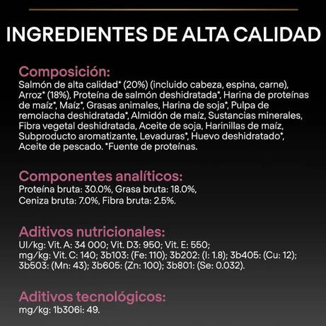 Purina Pro Plan Small & Mini Adult Sensitive Skin - Ração seca para cão adulto pequeno e mini com pele sensível - Salmão