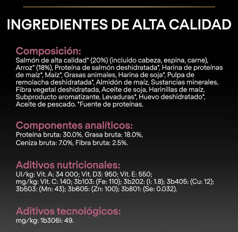 Purina Pro Plan Small & Mini Adult Sensitive Skin - Ração seca para cão adulto pequeno e mini com pele sensível - Salmão