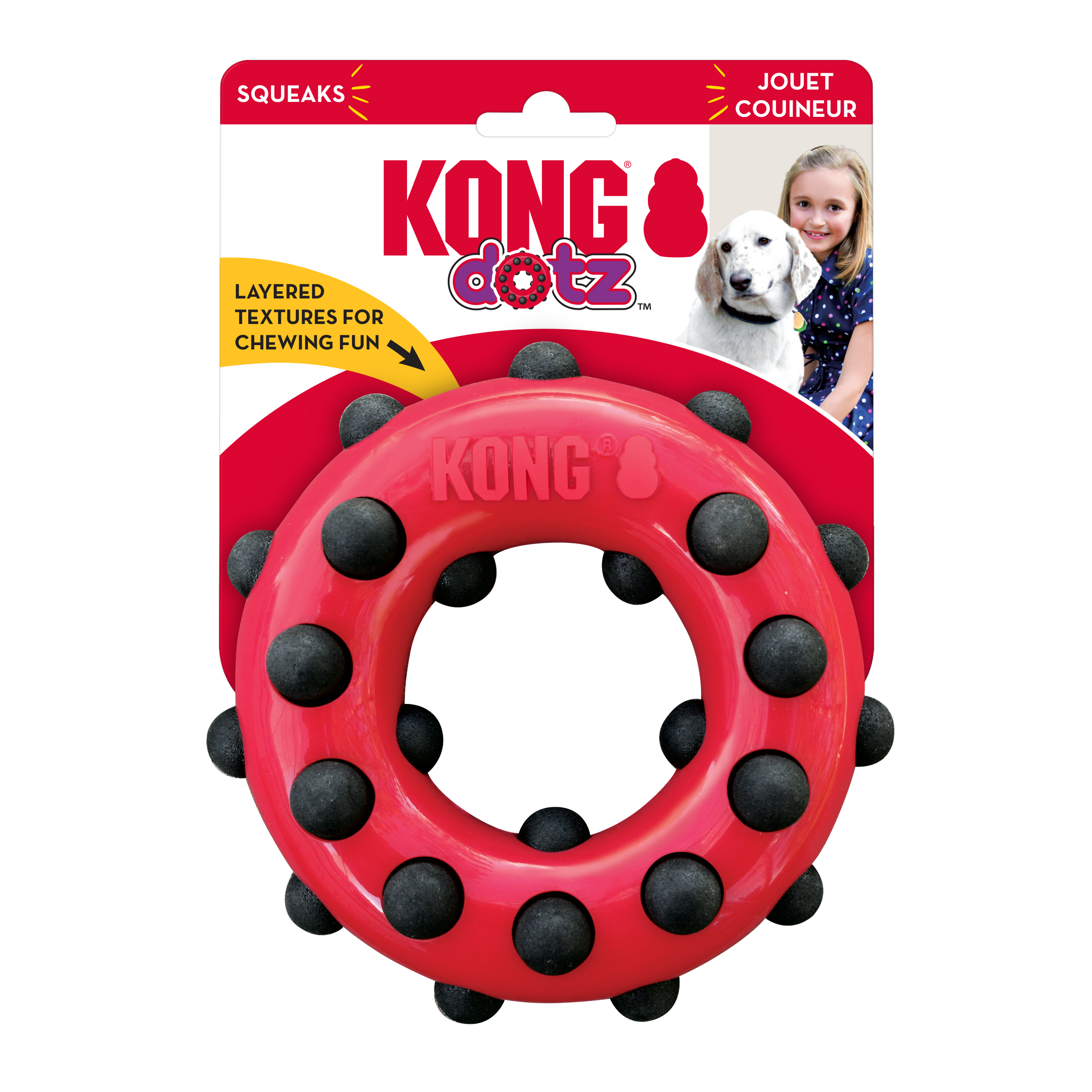 Kong Dotz Circle mordedor para cães
