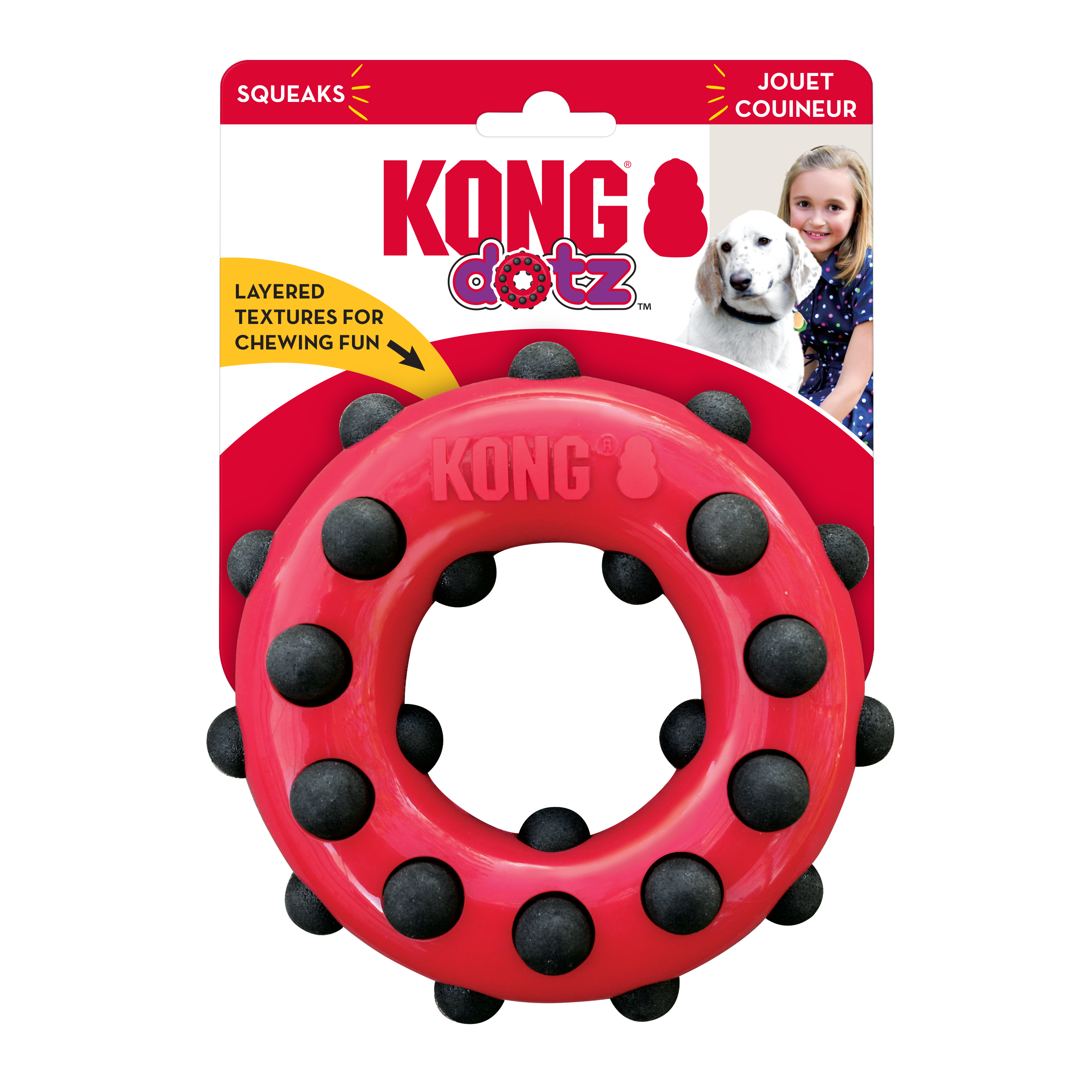 Kong Dotz Circle mordedor para cães