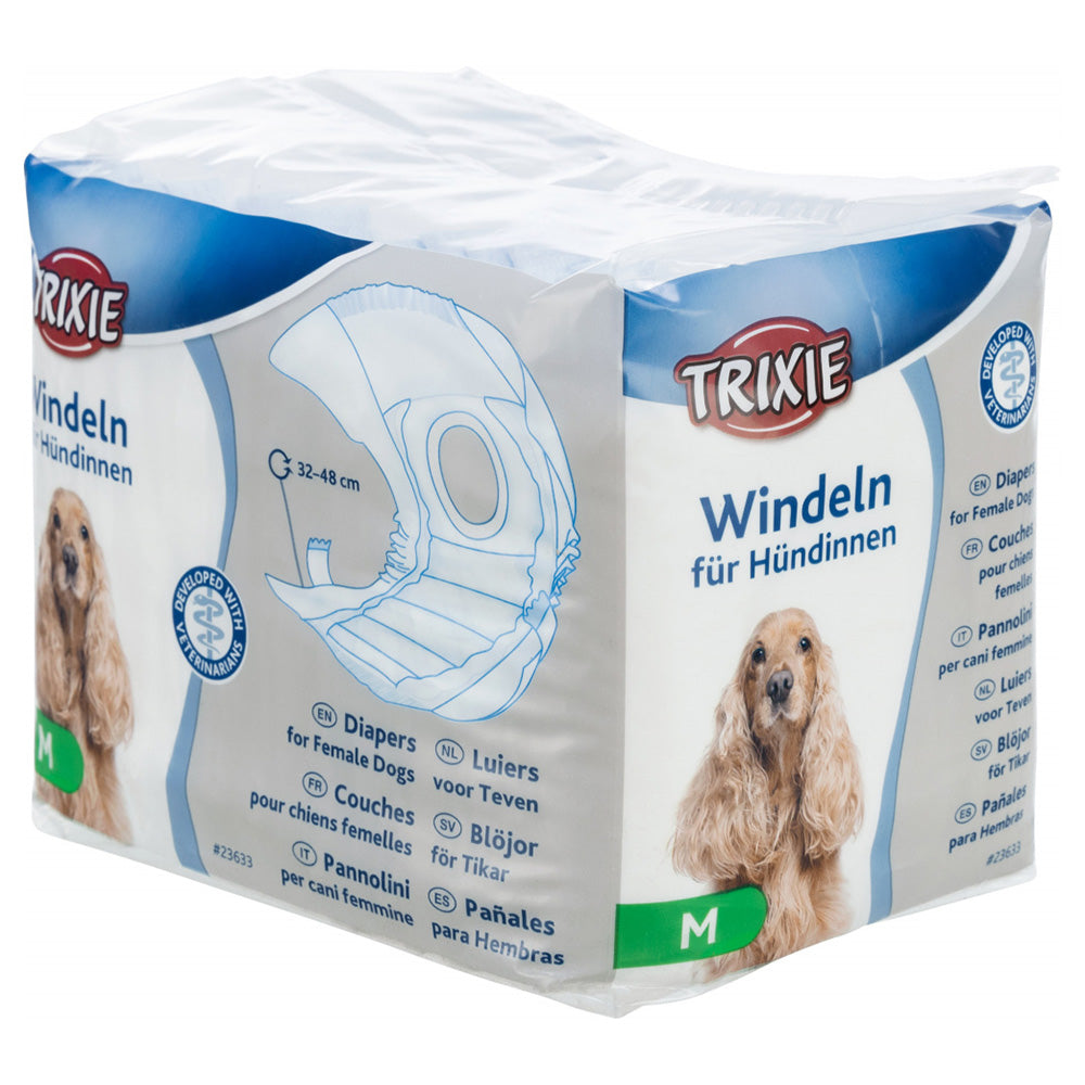 PAÑALES DESECHABLES PARA PERROS | 12 UNIDADES