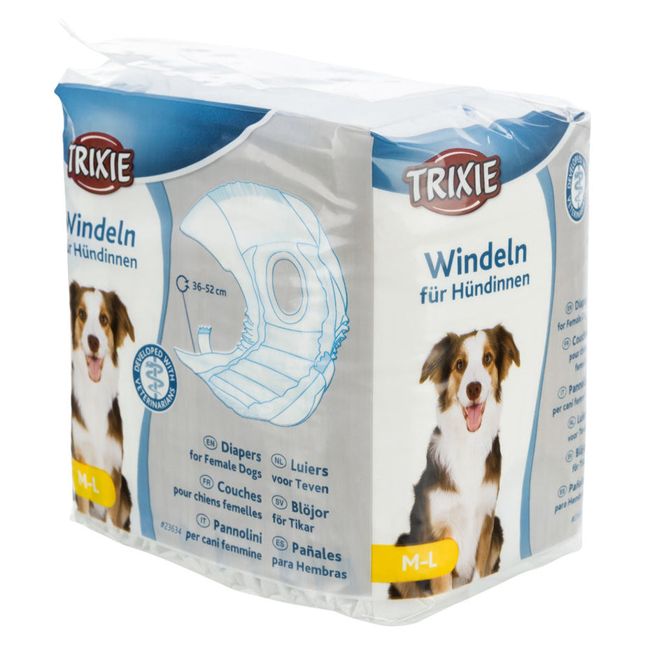 PAÑALES DESECHABLES PARA PERROS | 12 UNIDADES