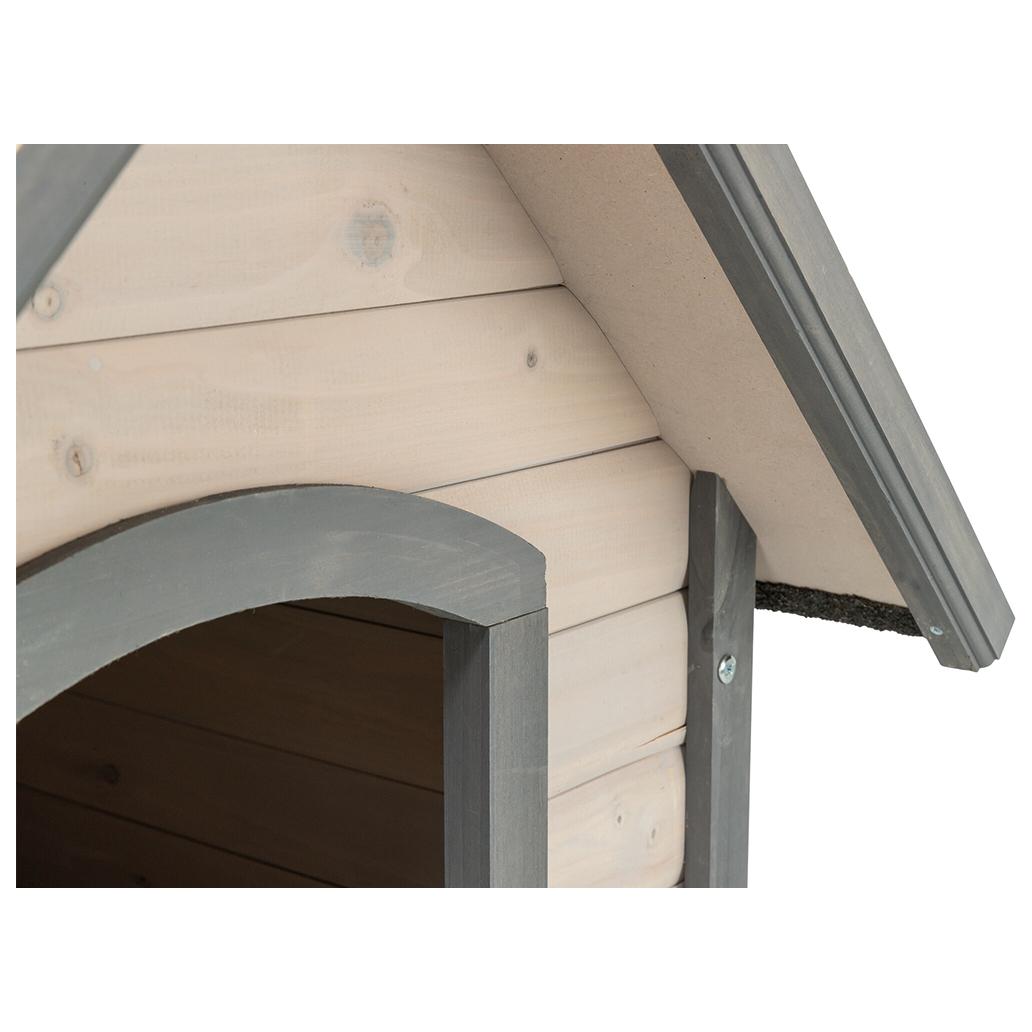 Madeira Natura Dog Kennel with Roof 96X105X112 Cm (Grey)