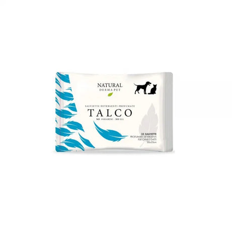 NATURAL DEMA PET WIPES TALC