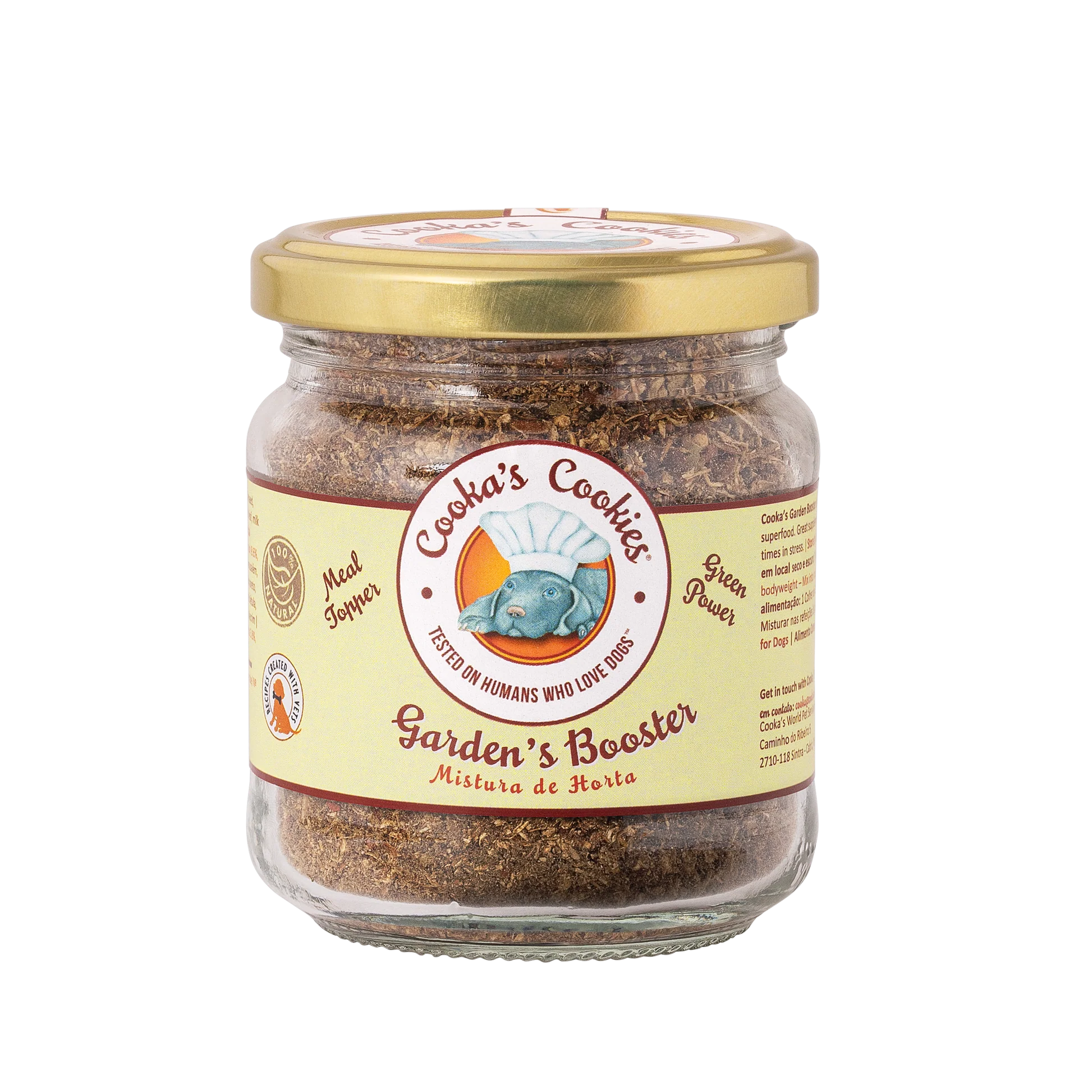Cooka's Cookies suplemento alimentar para cães e gatos - Garden's Booster 80g