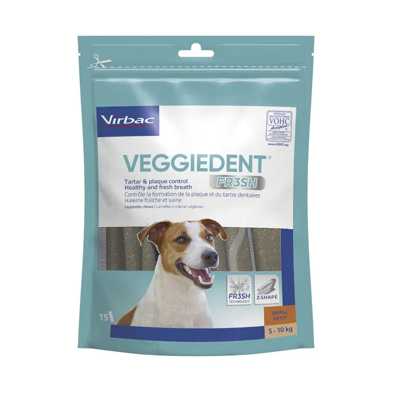 VIRBAC VEGGIEDENT FRESH DENTAL CHEWS FOR DOGS