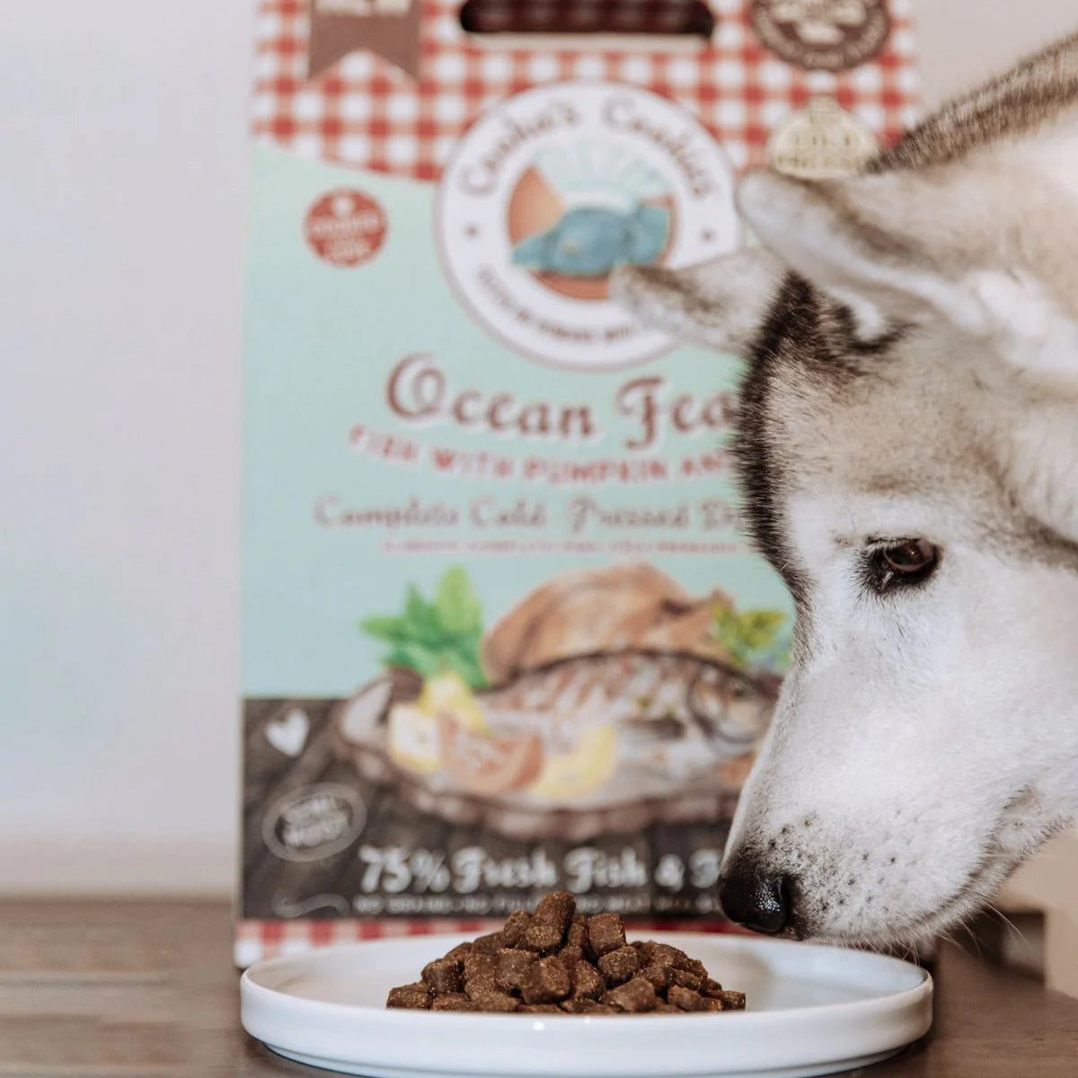 Cold-Pressed Country Roast, Ração seca para cães -  Peixe com Abóboras & Ervas