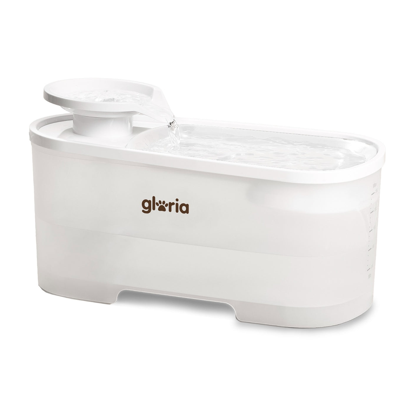 Fonte de água para animais de estimação 2,5L ( 28,9 x 15 x 16  cm)